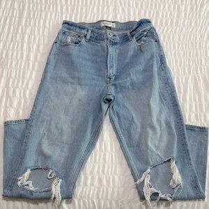 Abercrombie & Fitch The 90s Straight High Rise Jean - Size 31/12
